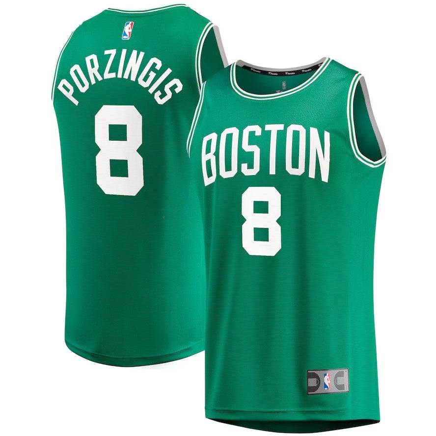 Kristaps Porzingis Boston Celtics Youth Fast Break Player Jersey Icon Edition Kelly Green