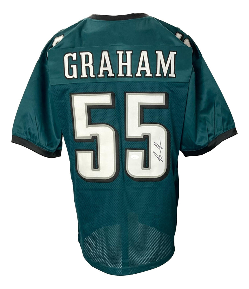 Brandon Graham Philadelphia Eagles Autographed Green Football Jersey - JSA  Authenticated