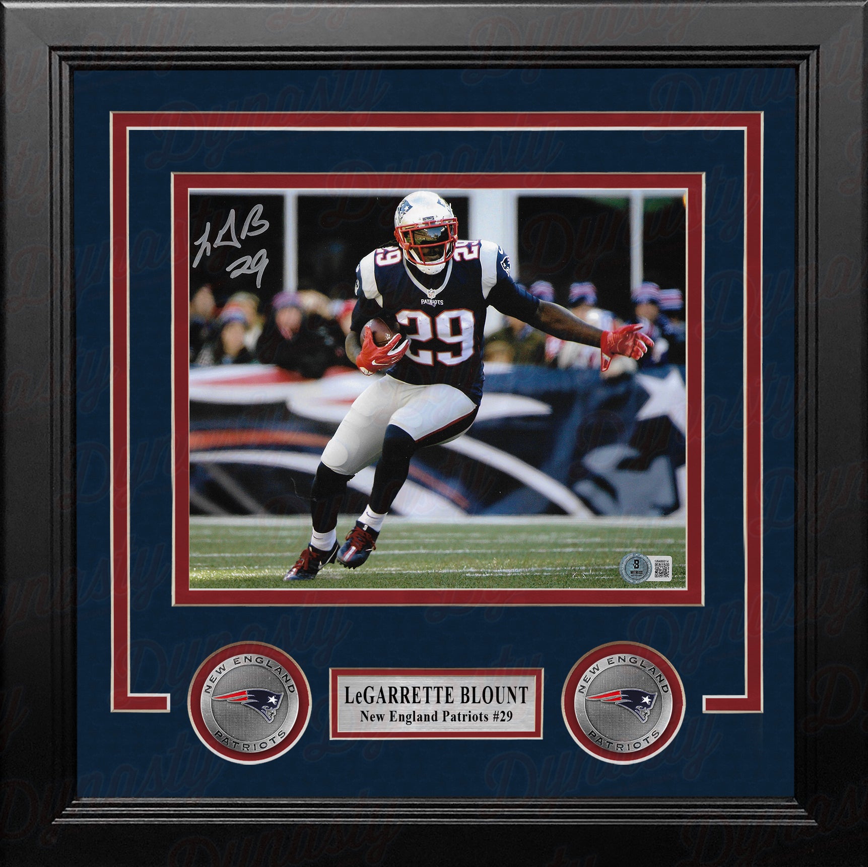 Autograph LaGarett Blunt New newest England Patriots Photo