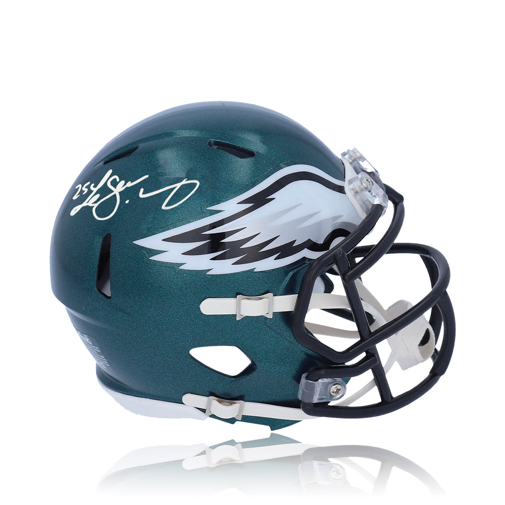 LeSean McCoy hot #25 AUTOGRAPHED ON PHILADELPHIA EAGLES RIDDELL MINI HELMET