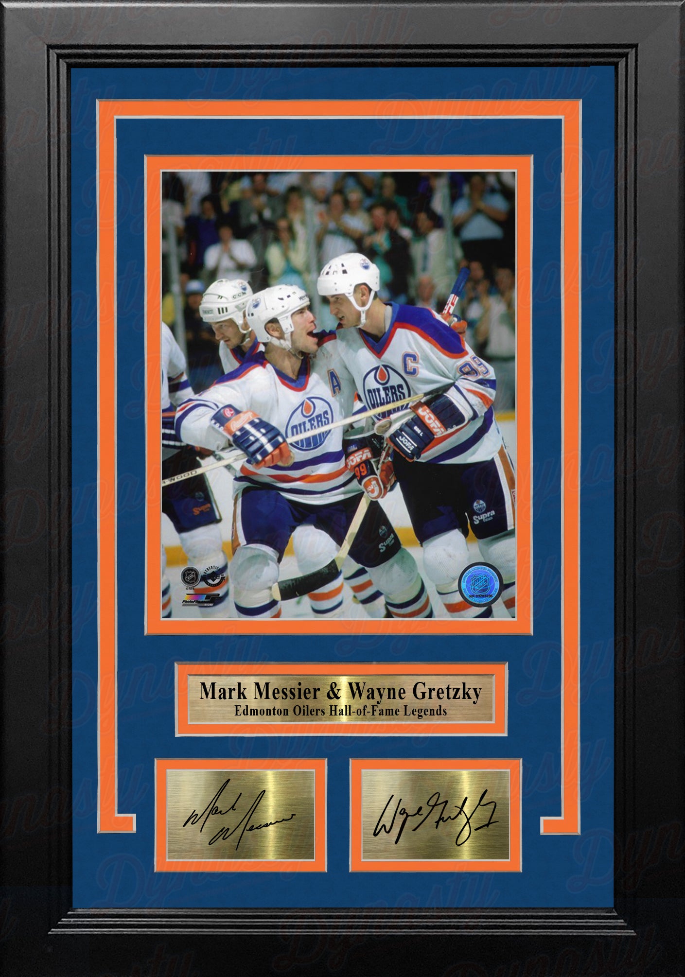 Wayne Gretzky - Custom Framed Oilers Jersey - Signed