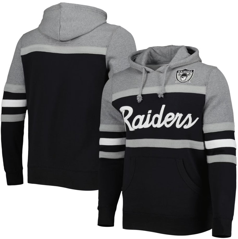 Mitchell & Ness - Head Coach Hoody Raiders - Grey