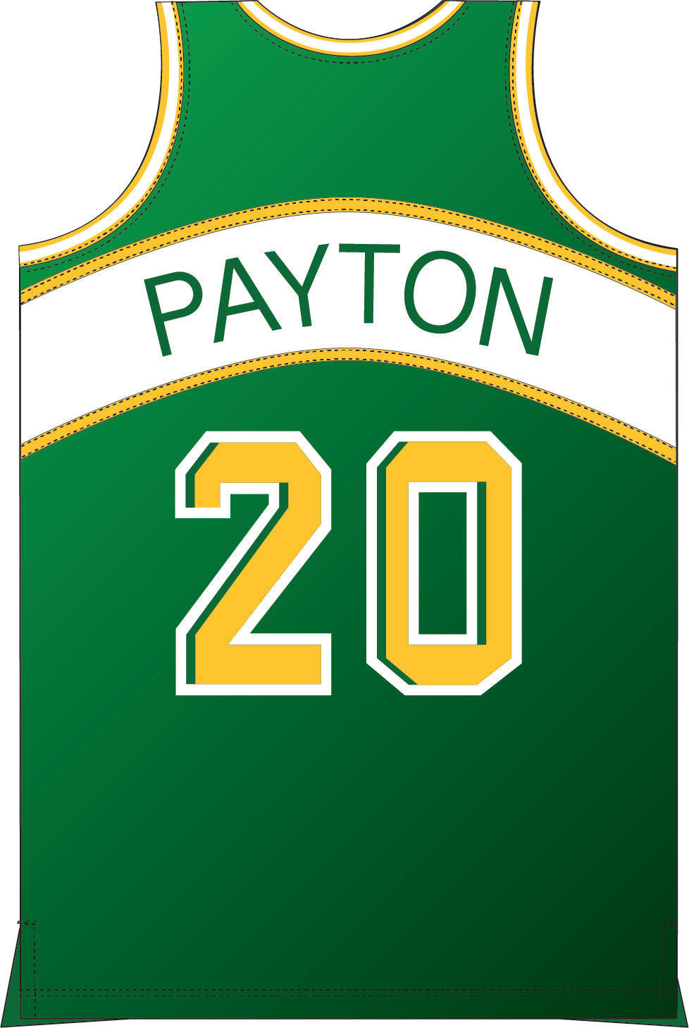 Seattle Supersonics NBA Gary Payton Mitchell & Ness Jersey