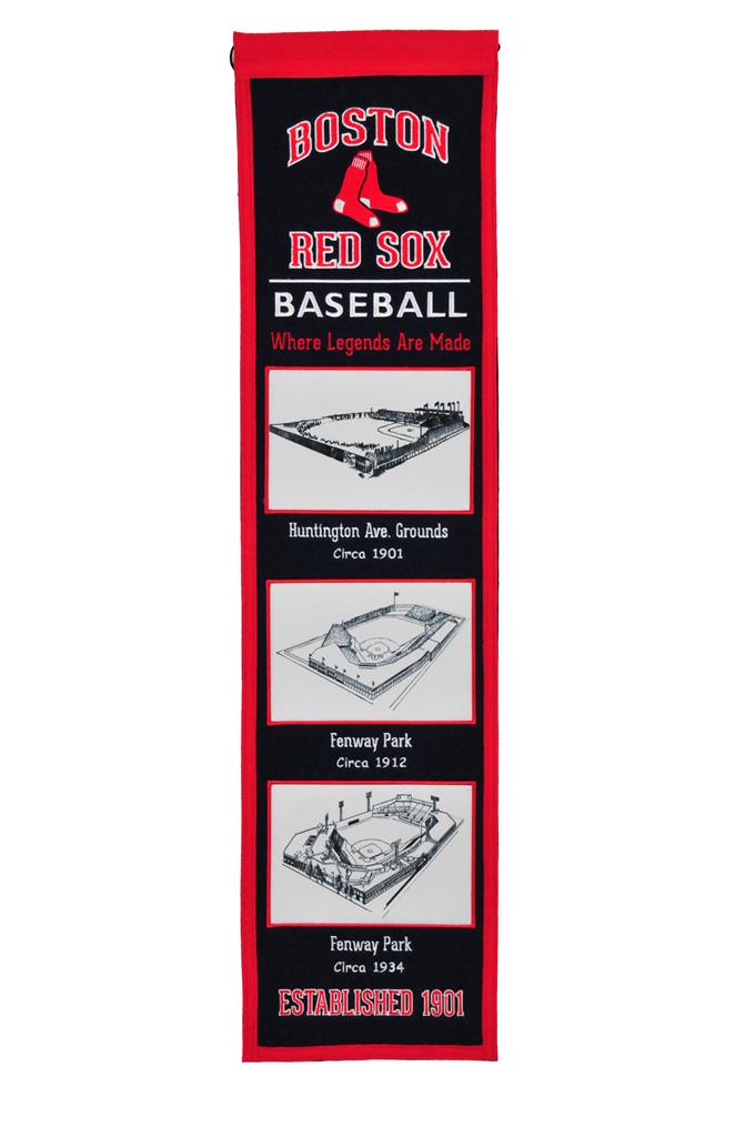 Boston Red Sox Stadium Evolution Heritage Banner