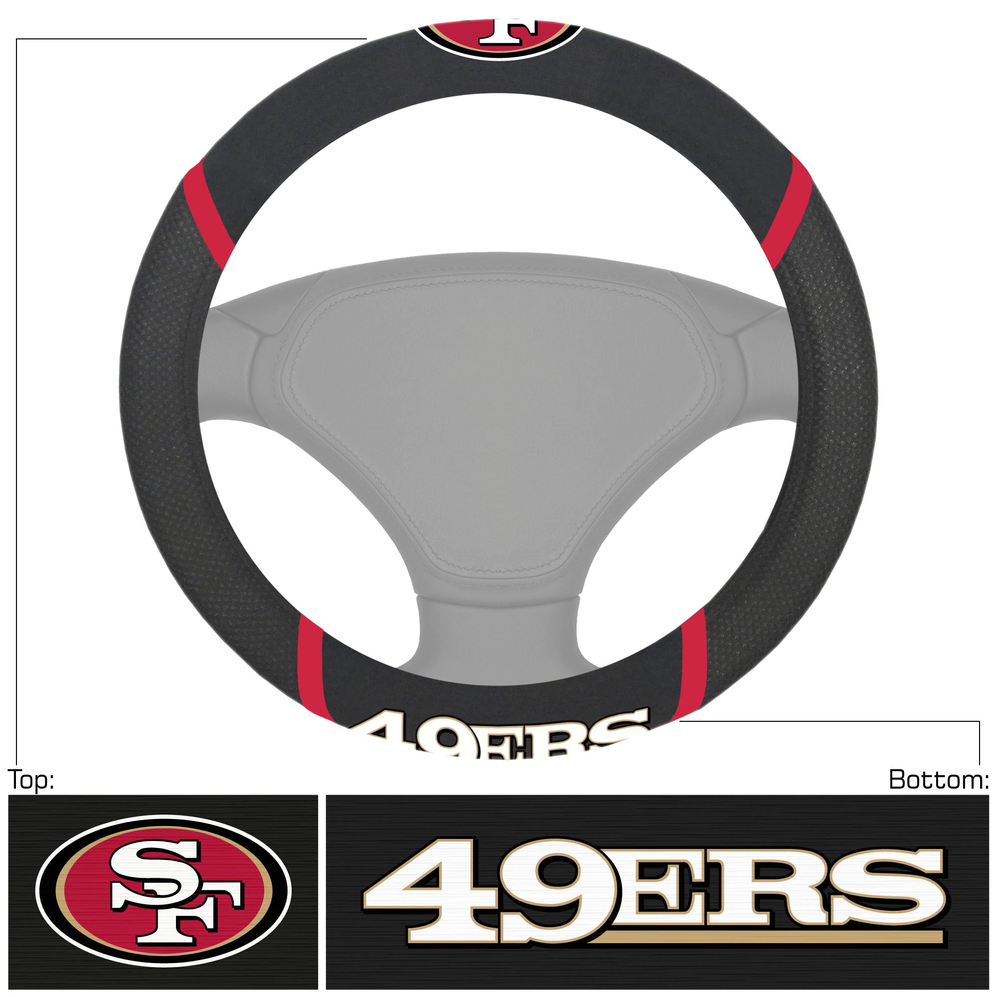 EAGLES Steering Wheel Cover / Philadelphia Eagles Football / 