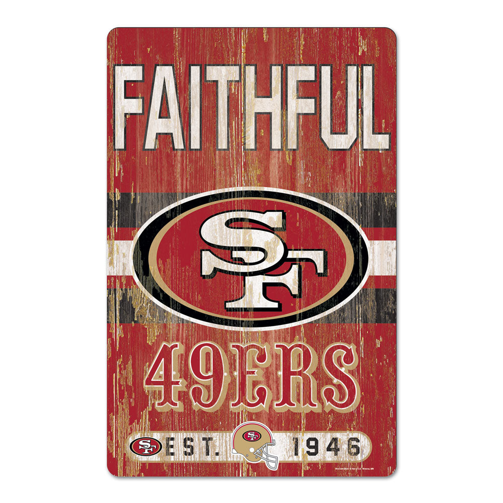 49ers Wood Logo 