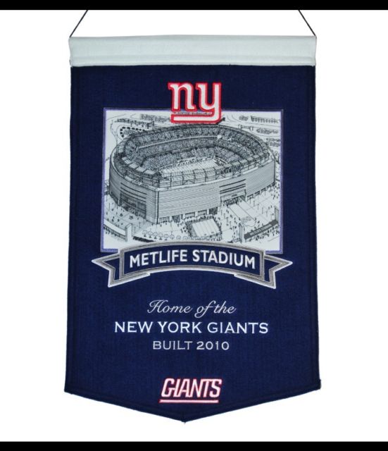 New York Giants NFL Football Team Premium Felt Wall Banner