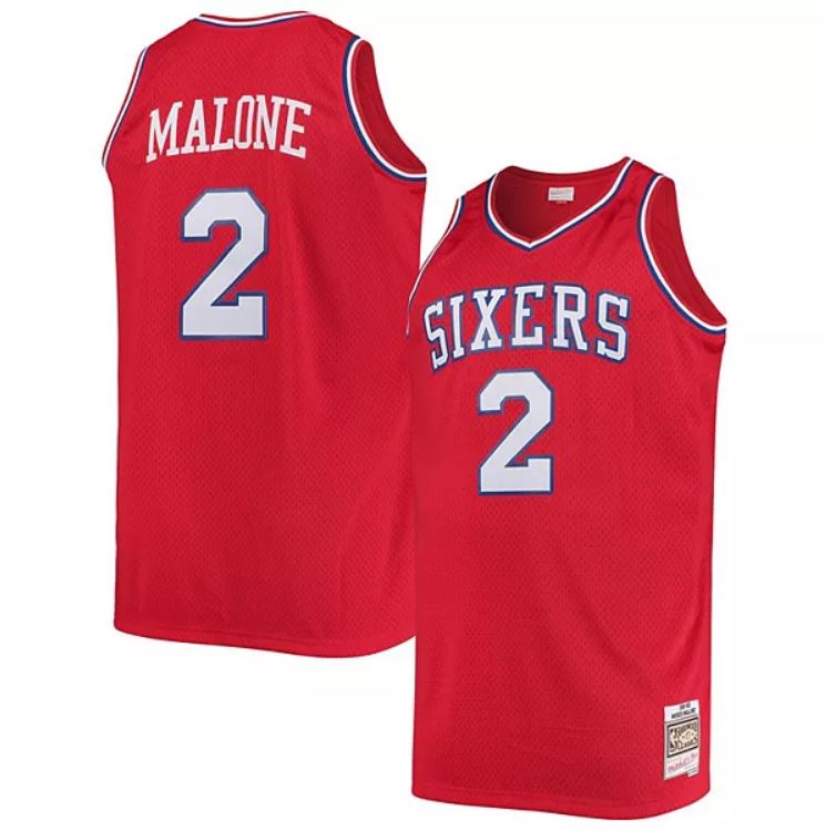 Moses Malone Philadelphia 76ers Mitchell & Ness 1982-83