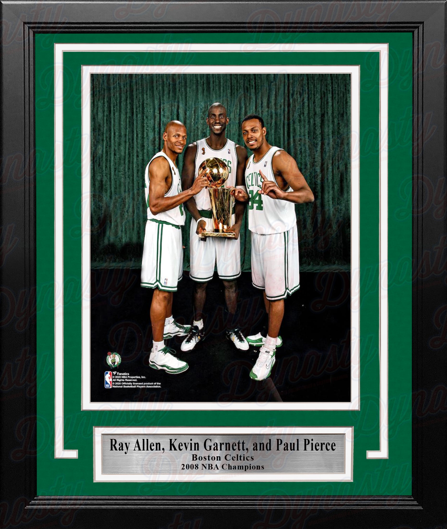 Paul Pierce with 2007-08 Championship Ring Fine Art Print by Unknown at