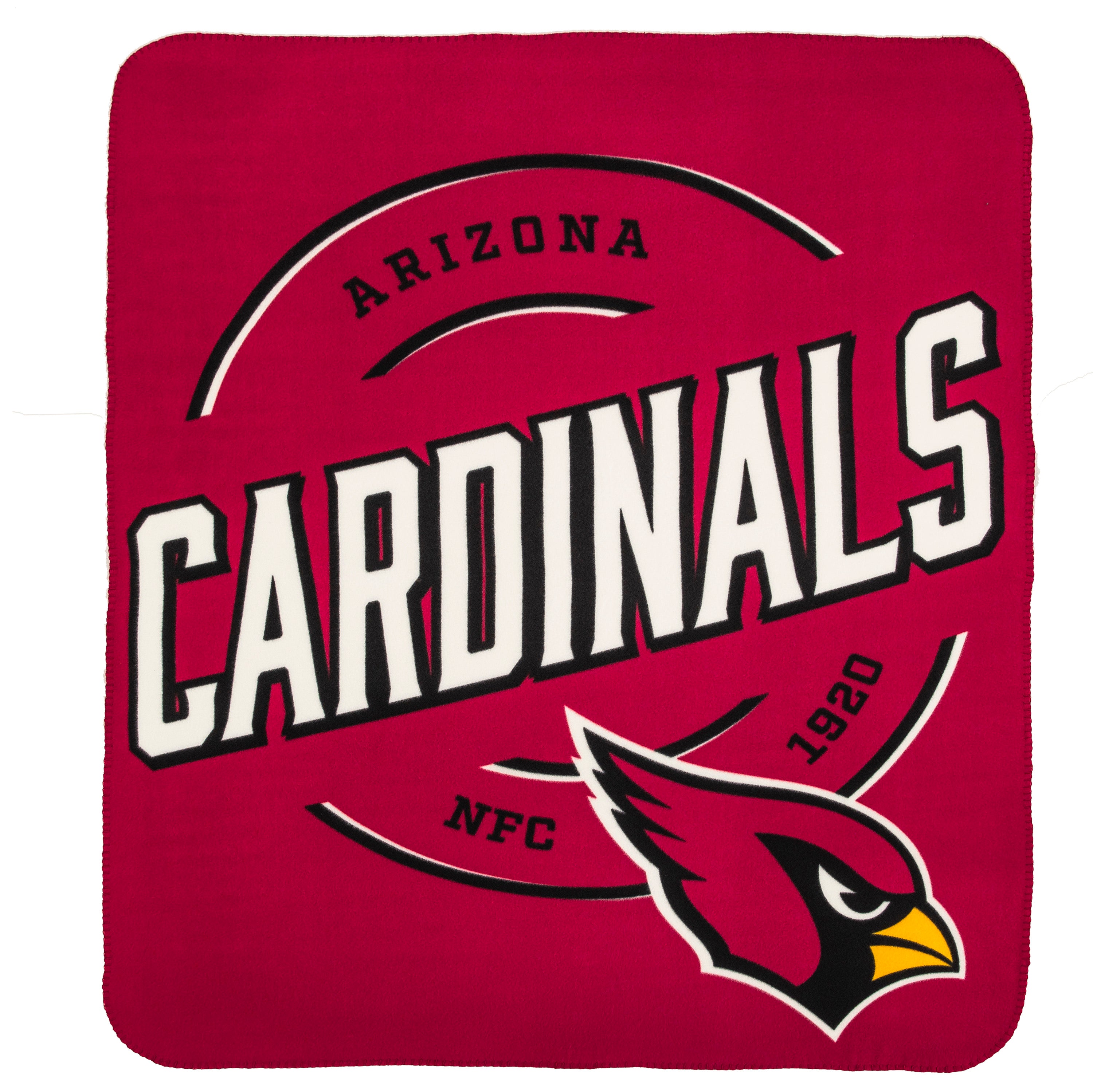 NFL Arizona Cardinals Helmet Personalized 60x80 Plush Fleece Blanket