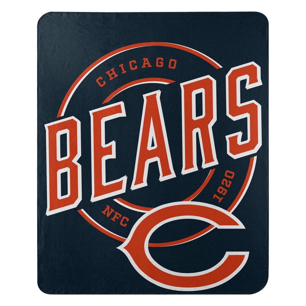 Chicago Bears 50 x 60 Campaign Fleece Blanket - Dynasty Sports