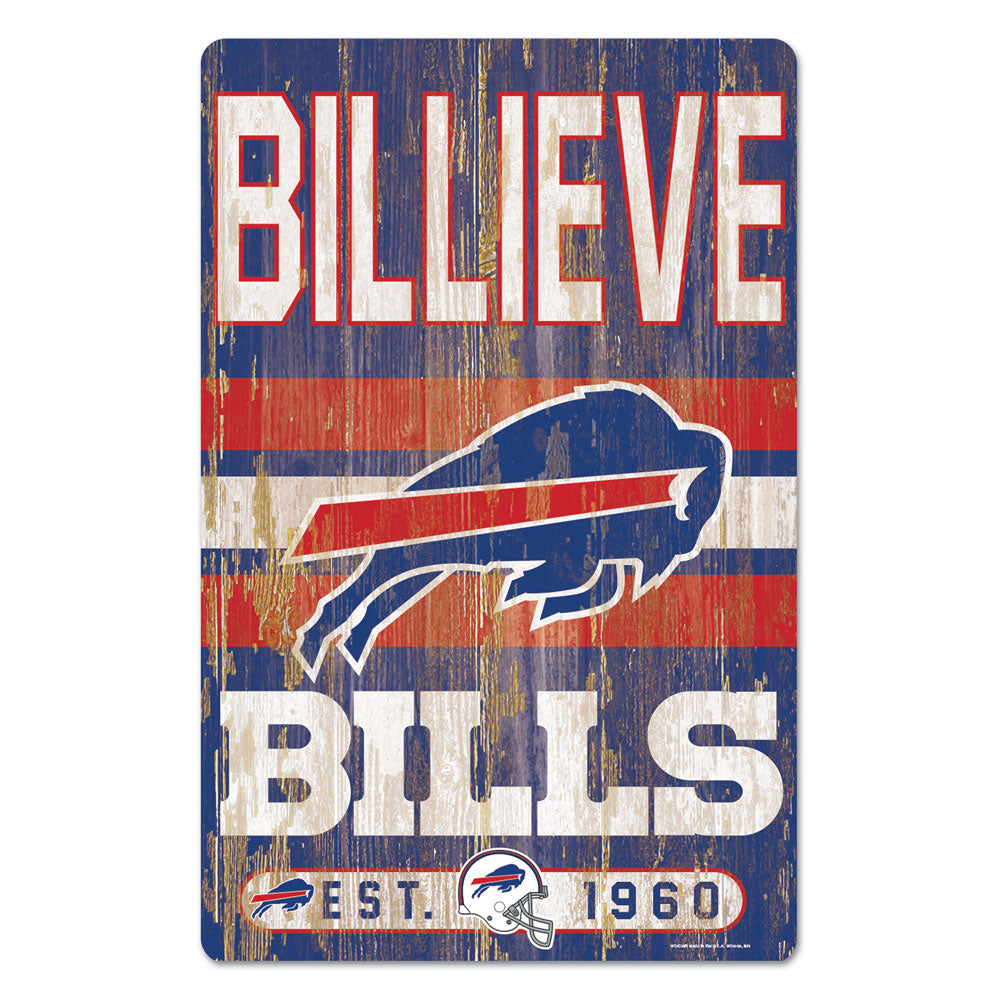 Bills 11x17 Classic Logo Sign