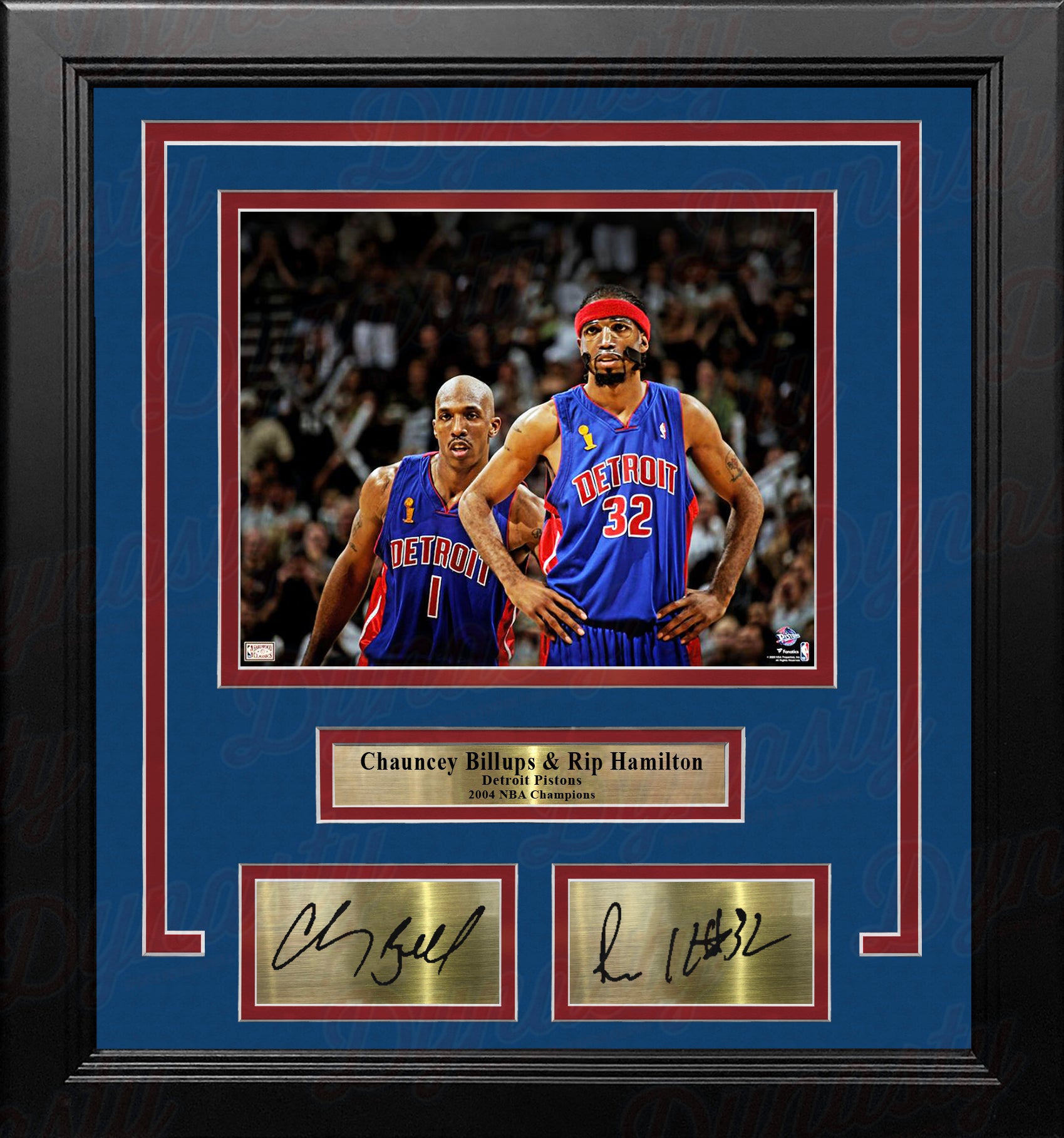 Detroit Pistons Chauncey Billups Signed Memorabilia Jersey