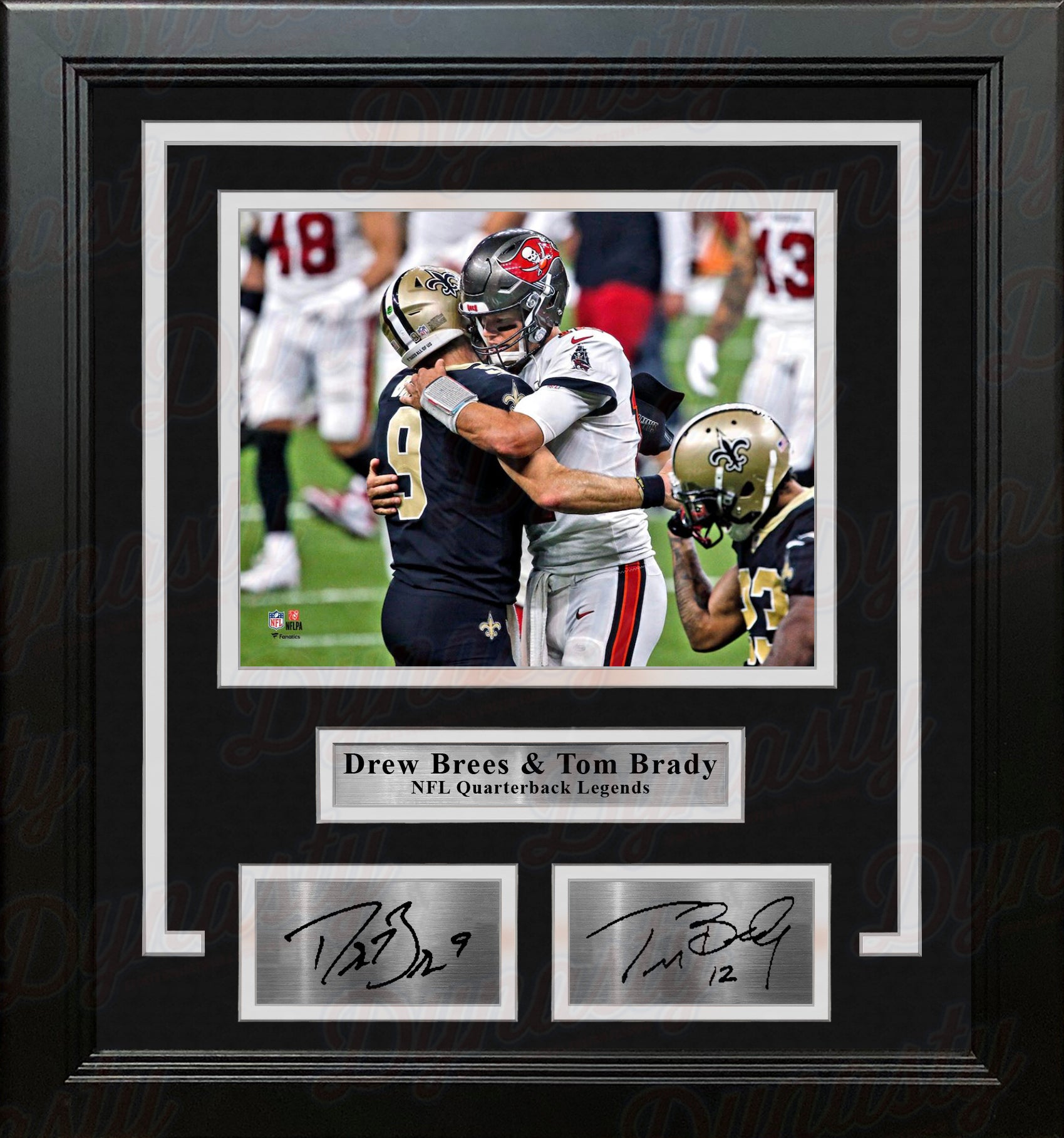 Tom Brady Signed Buccaneers Custom Framed Jersey Display (Fanatics)