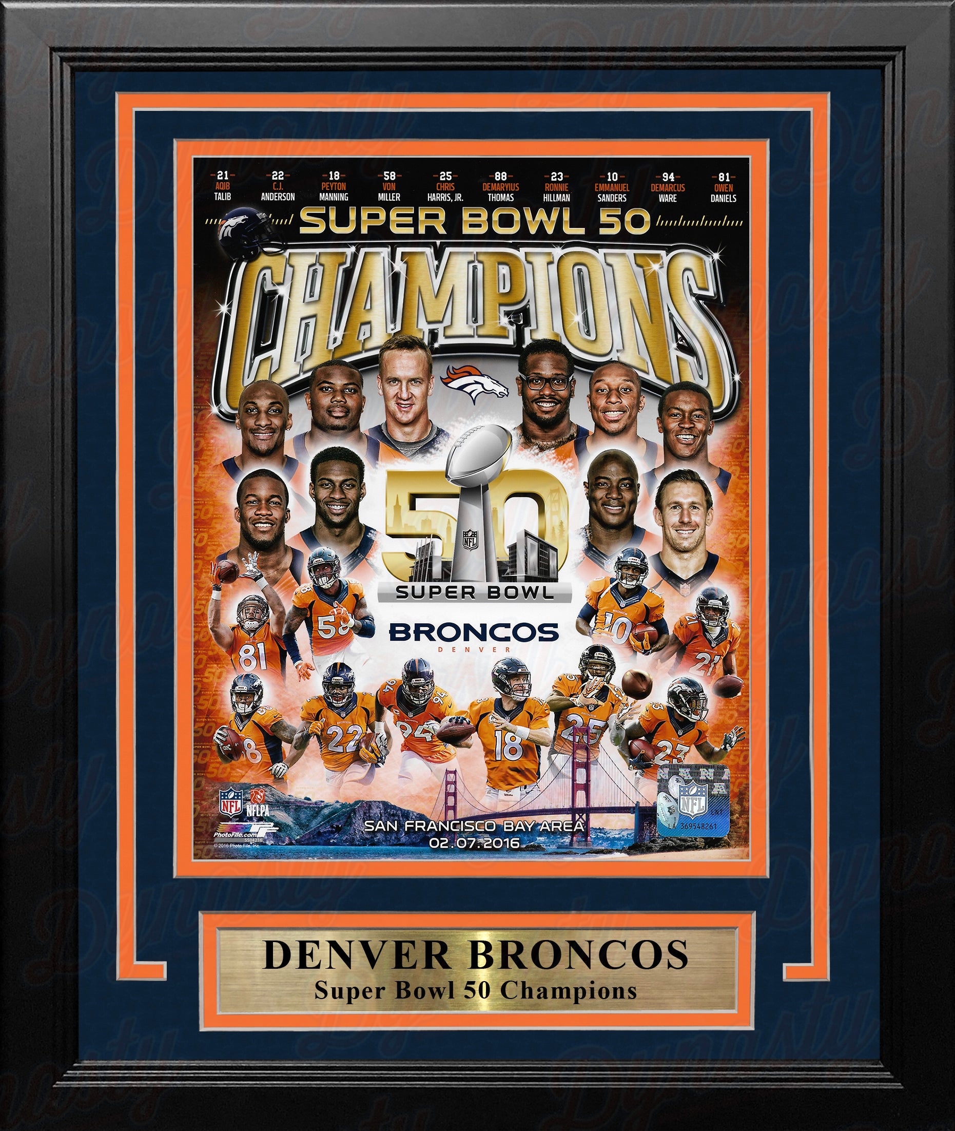 Super Bowl 50 - Denver Broncos Celebration Poster Print - Item #  VARTIARP14119