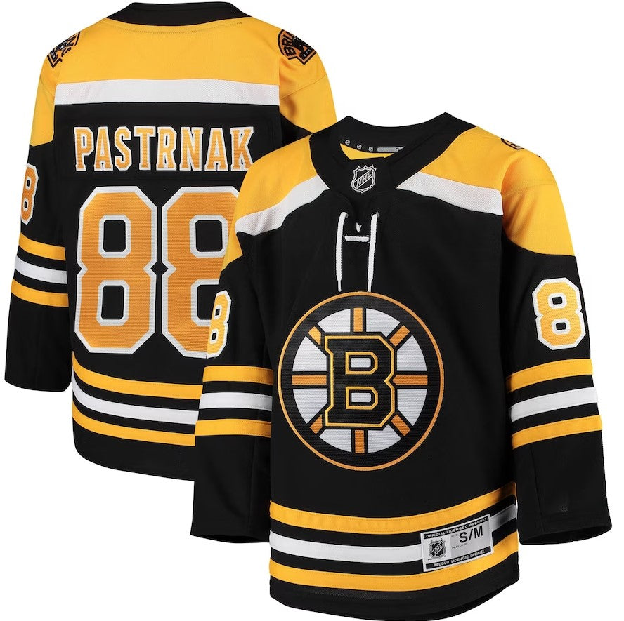 Youth NHL Boston Bruins David Pastrnak Home – Replica Jersey