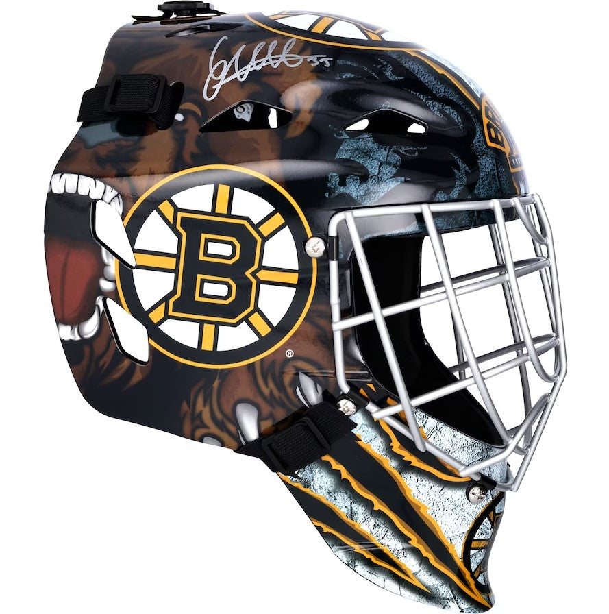 Linus Ullmark Boston Bruins Autographed Mini Goalie Mask