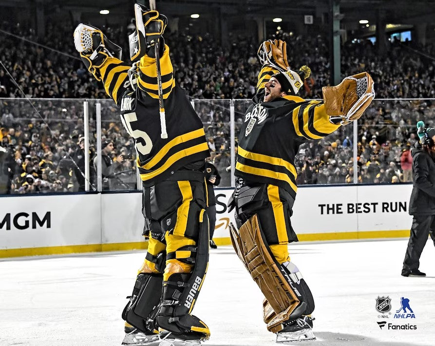 Linus Ullmark & Jeremy Swayman 2023 Winter Classic Boston Bruins Framed  Hockey Photo - Dynasty Sports & Framing