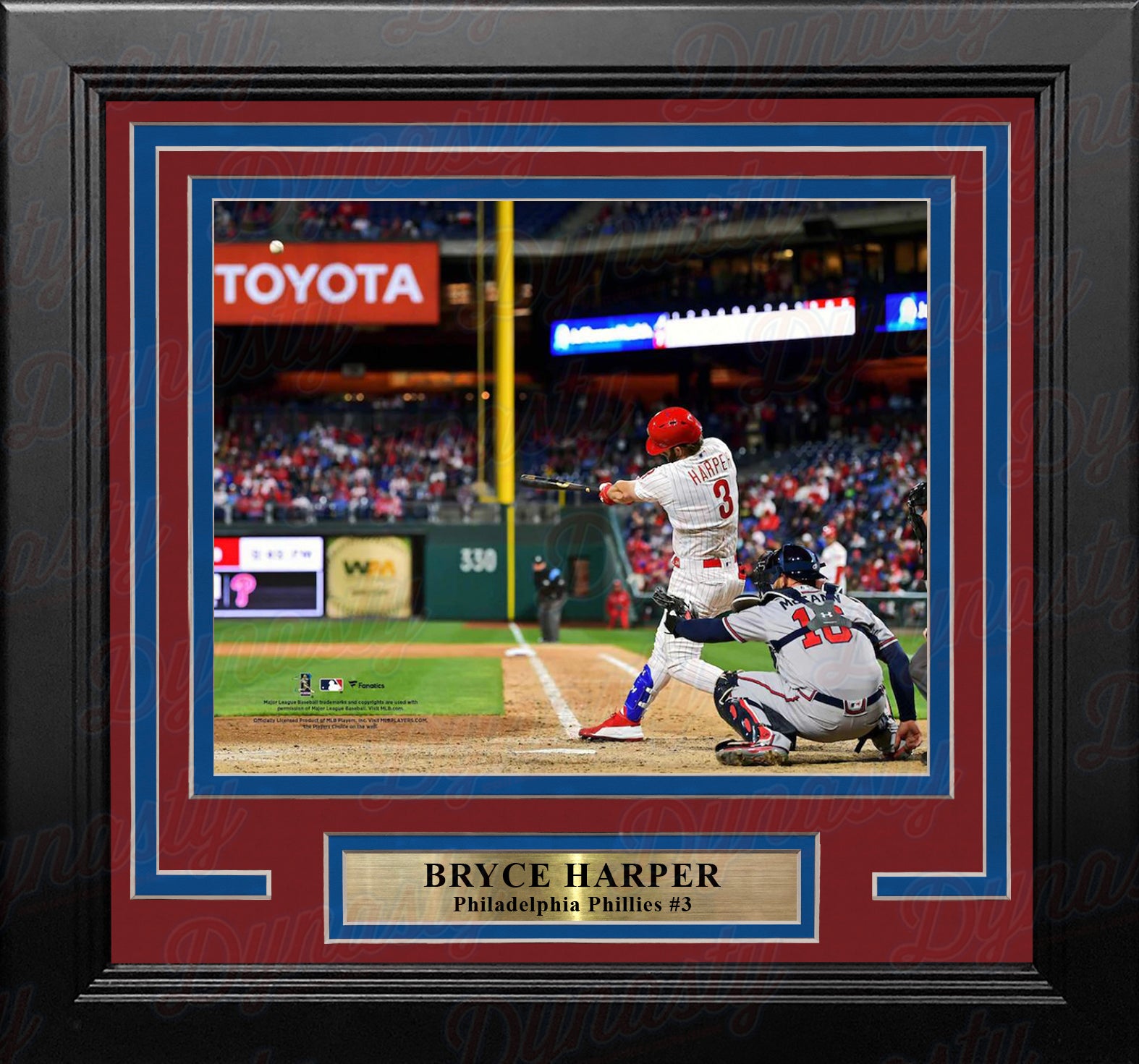 Bryce Harper Home Run Swing Philadelphia Phillies 8 x 10 Framed Baseball  Photo