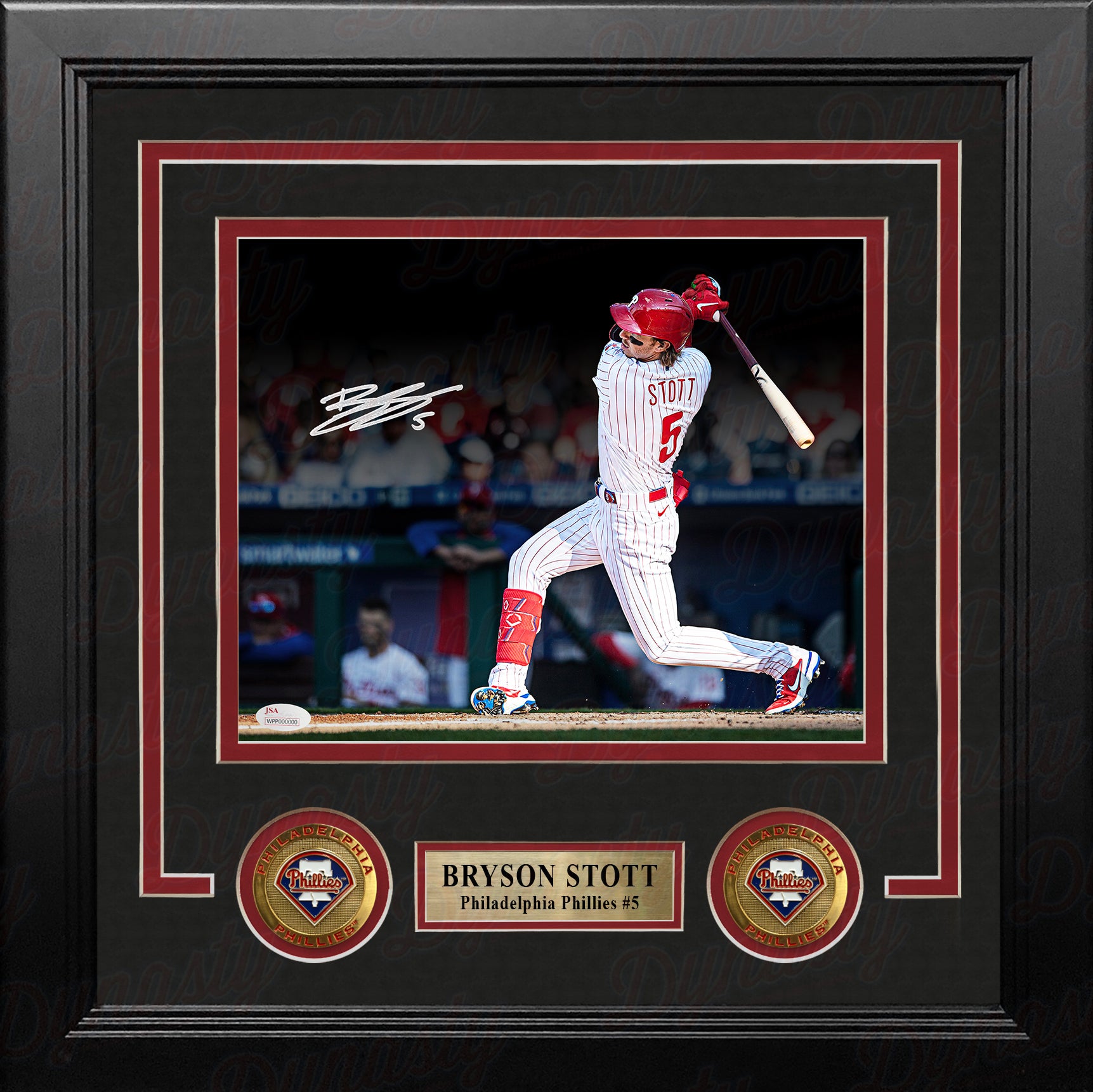 Bryson Stott Philadelphia Phillies Autographed Framed First MLB Hit