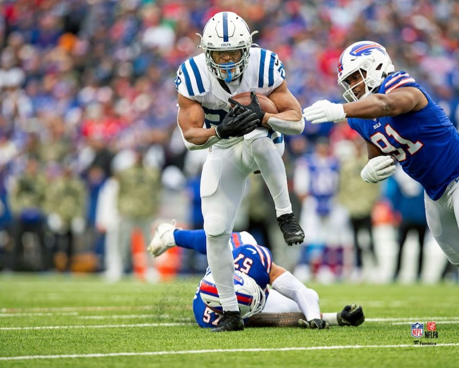 Colts in action against Detroit