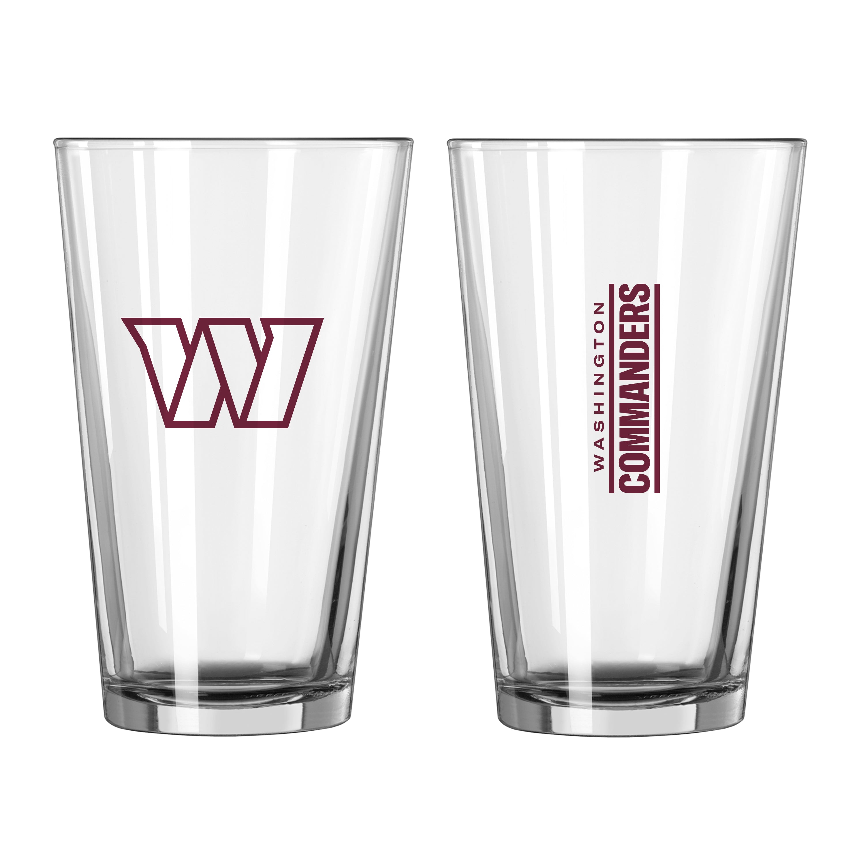 Washington Commanders Game Day Pint Glass