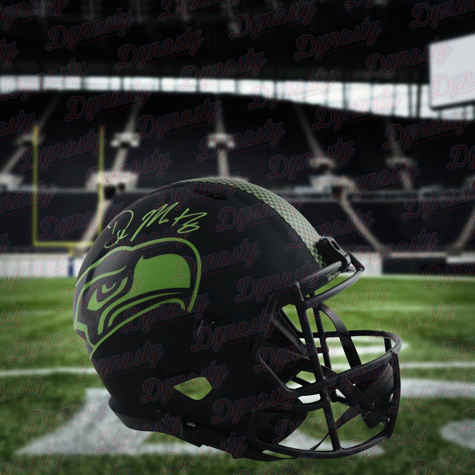 D.K. Metcalf Autographed Seattle Seahawks Mini Helmet –