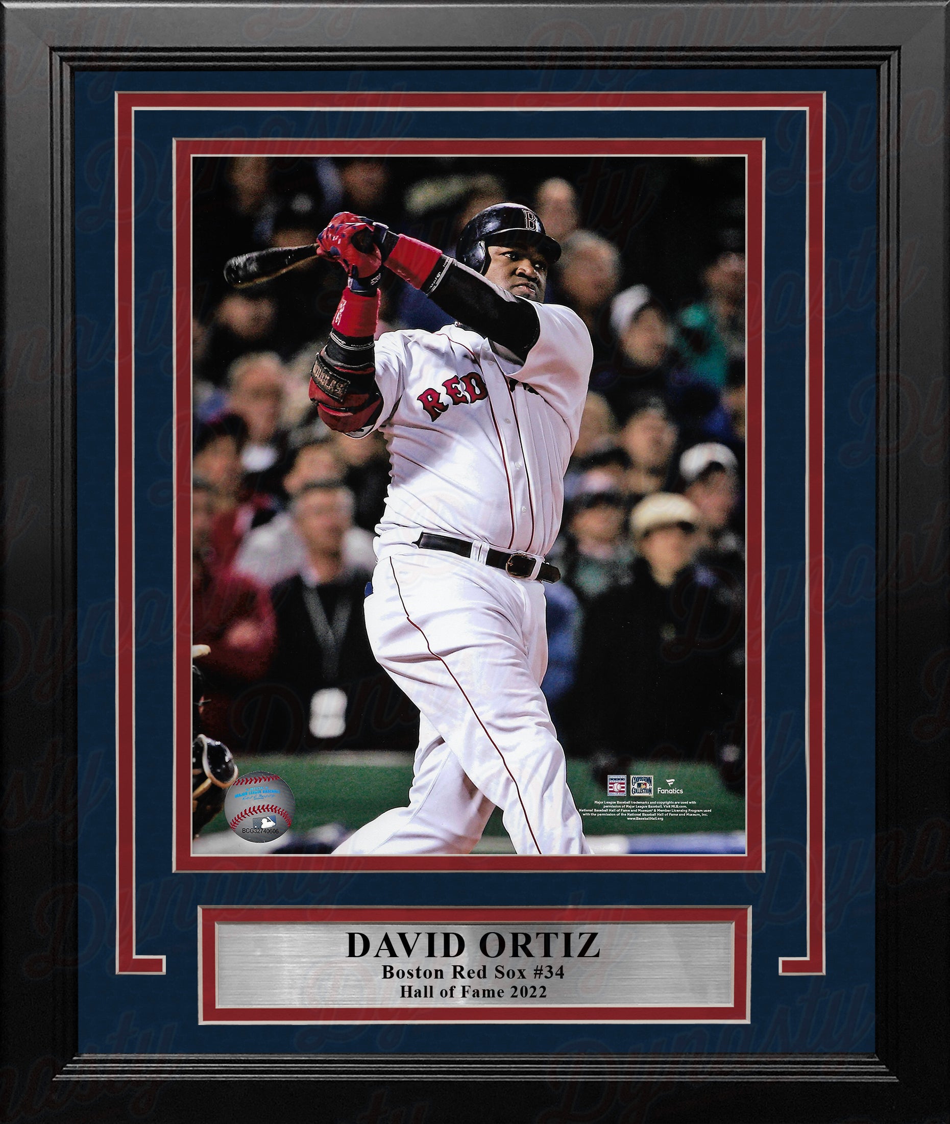 David Ortiz in Action Boston Red Sox 8 x 10 Framed Baseball Photo -  Dynasty Sports & Framing