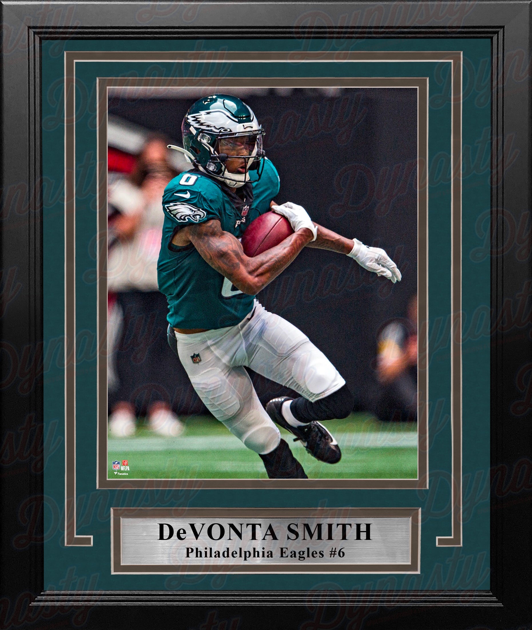 NFL Philadelphia Eagles - DeVonta Smith 22 Wall Poster with Magnetic Frame,  22.375 x 34 