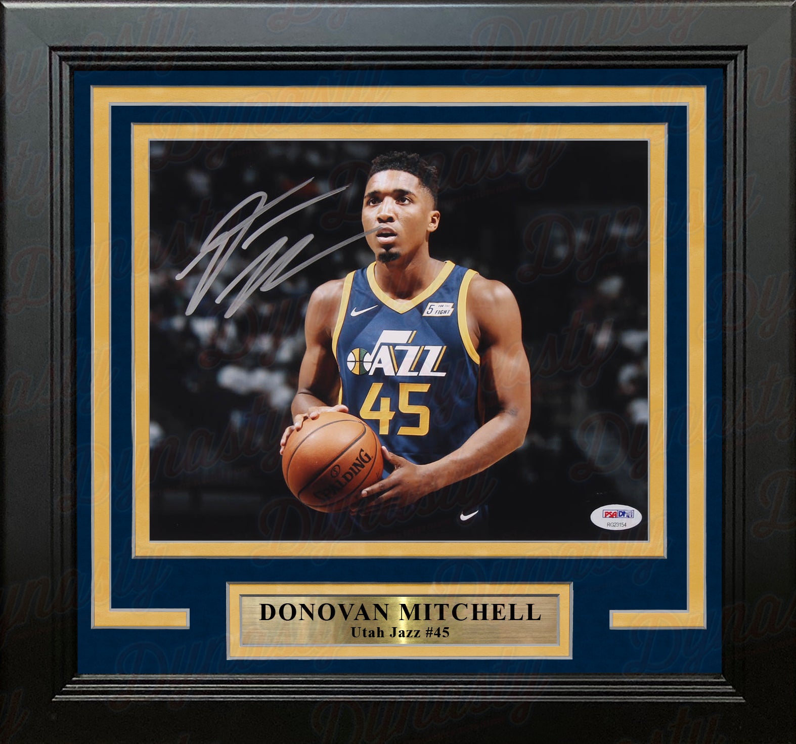 Donovan Mitchell Signed Jazz Jersey (PSA COA)