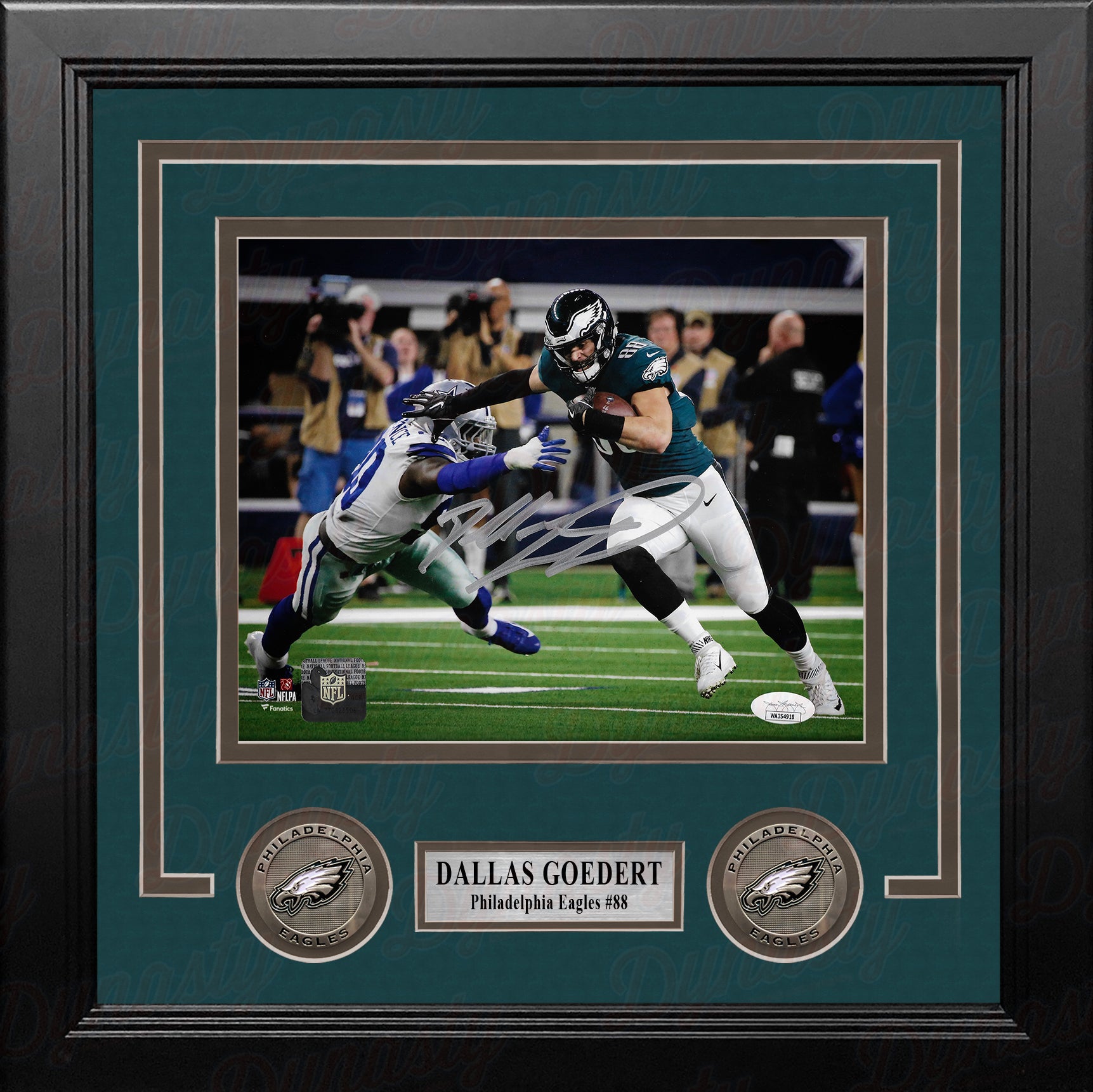 Dallas Goedert v. Cowboys Philadelphia Eagles Autographed