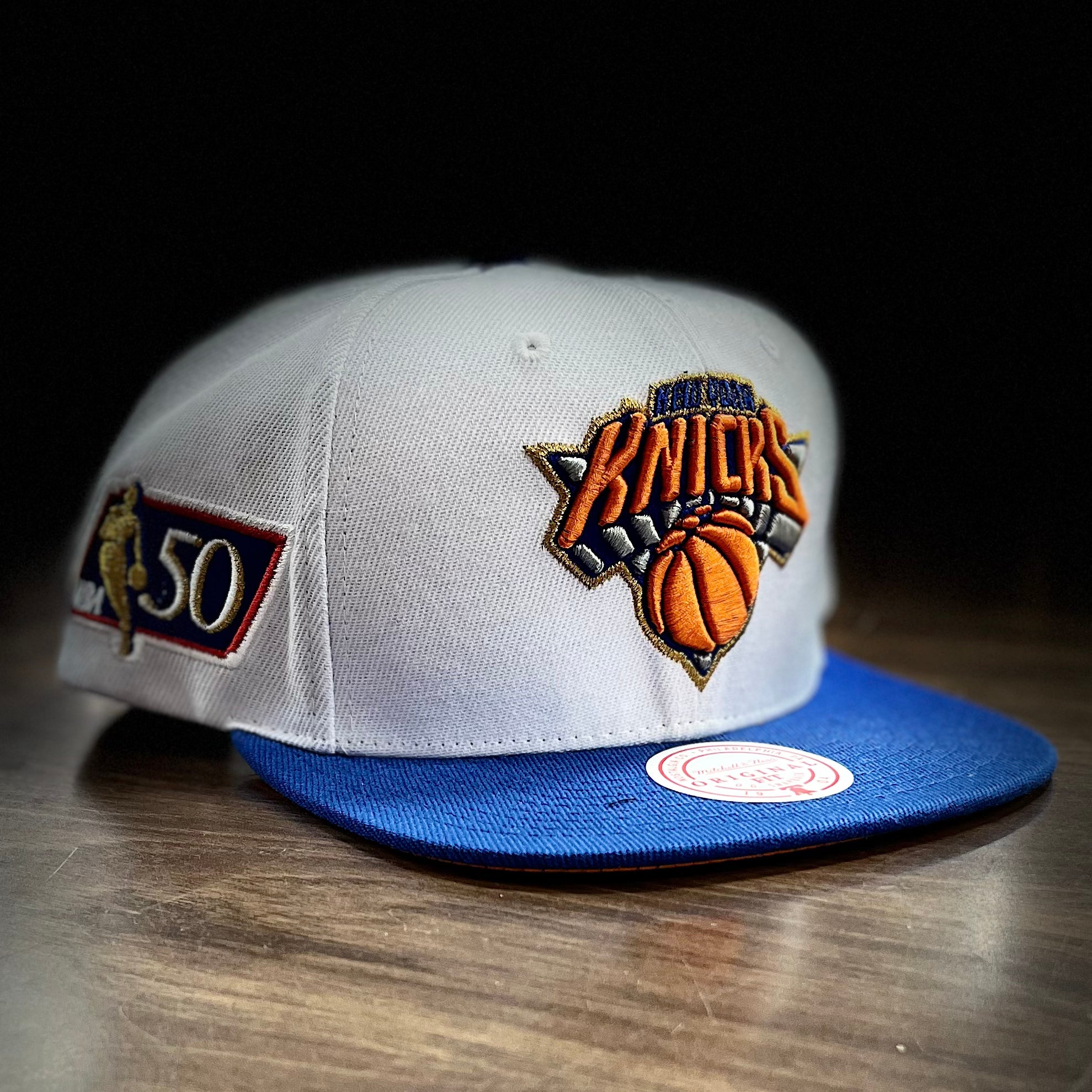 New York Knicks Mitchell & Ness x Lids Classic Canvas Snapback Hat