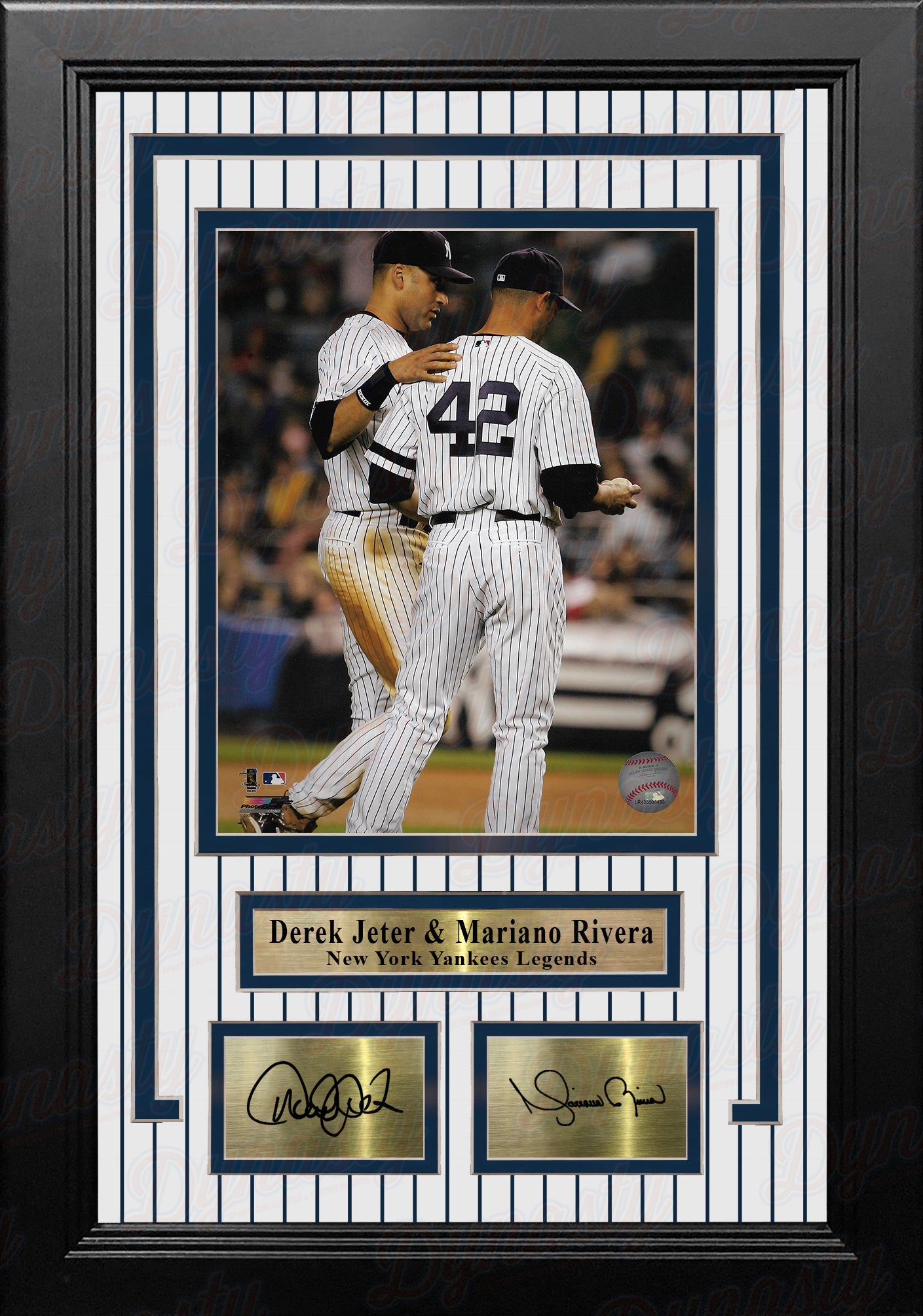 Derek Jeter & Mariano Rivera 8x10 Photo New York Yankees PhotoFile Licensed