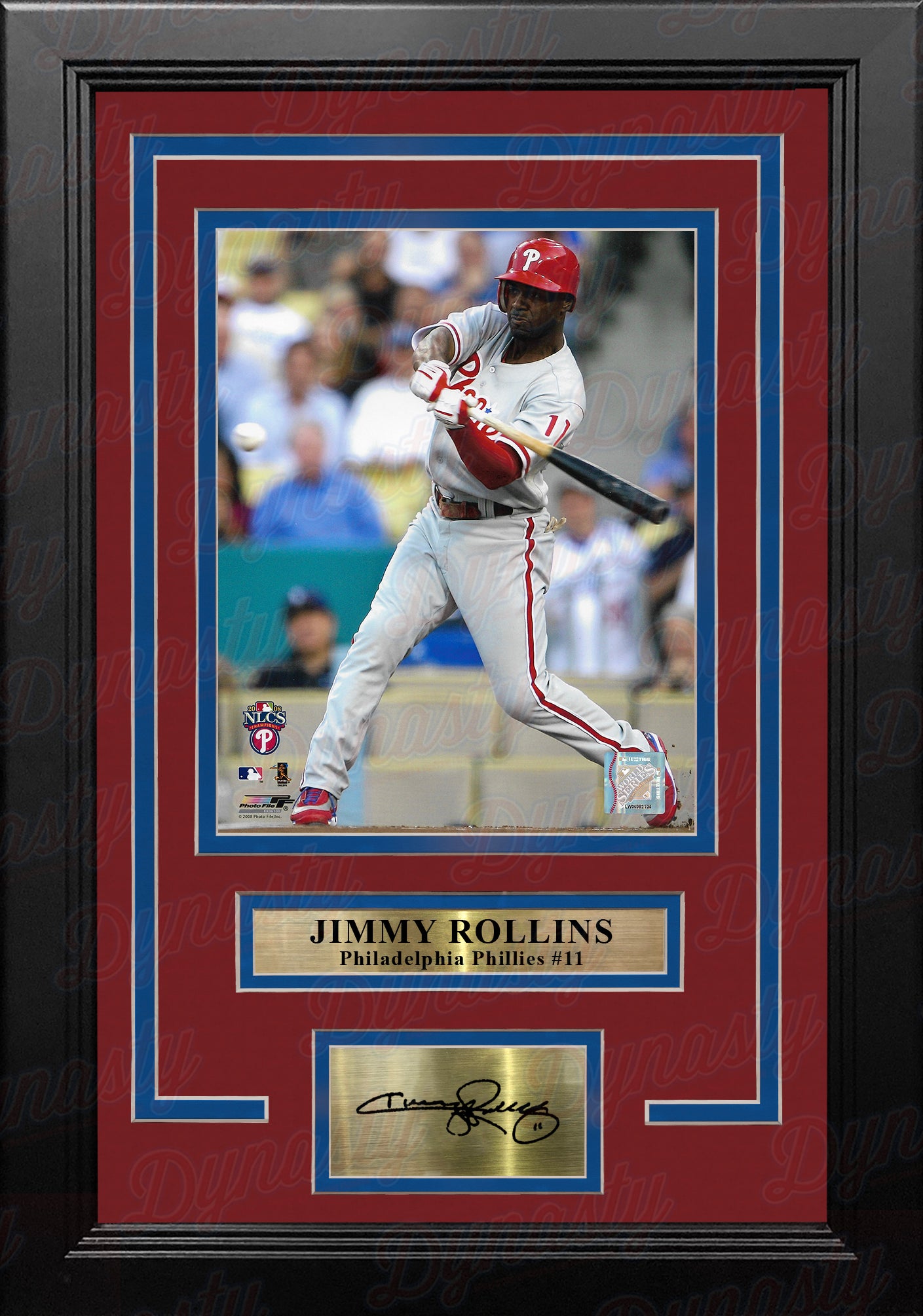 Signed Jimmy Rollins Photo