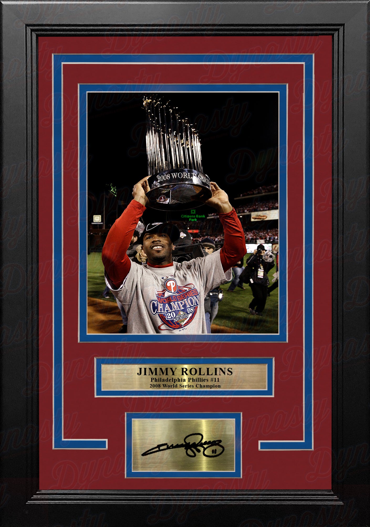 Jimmy Rollins Autographed Baseball