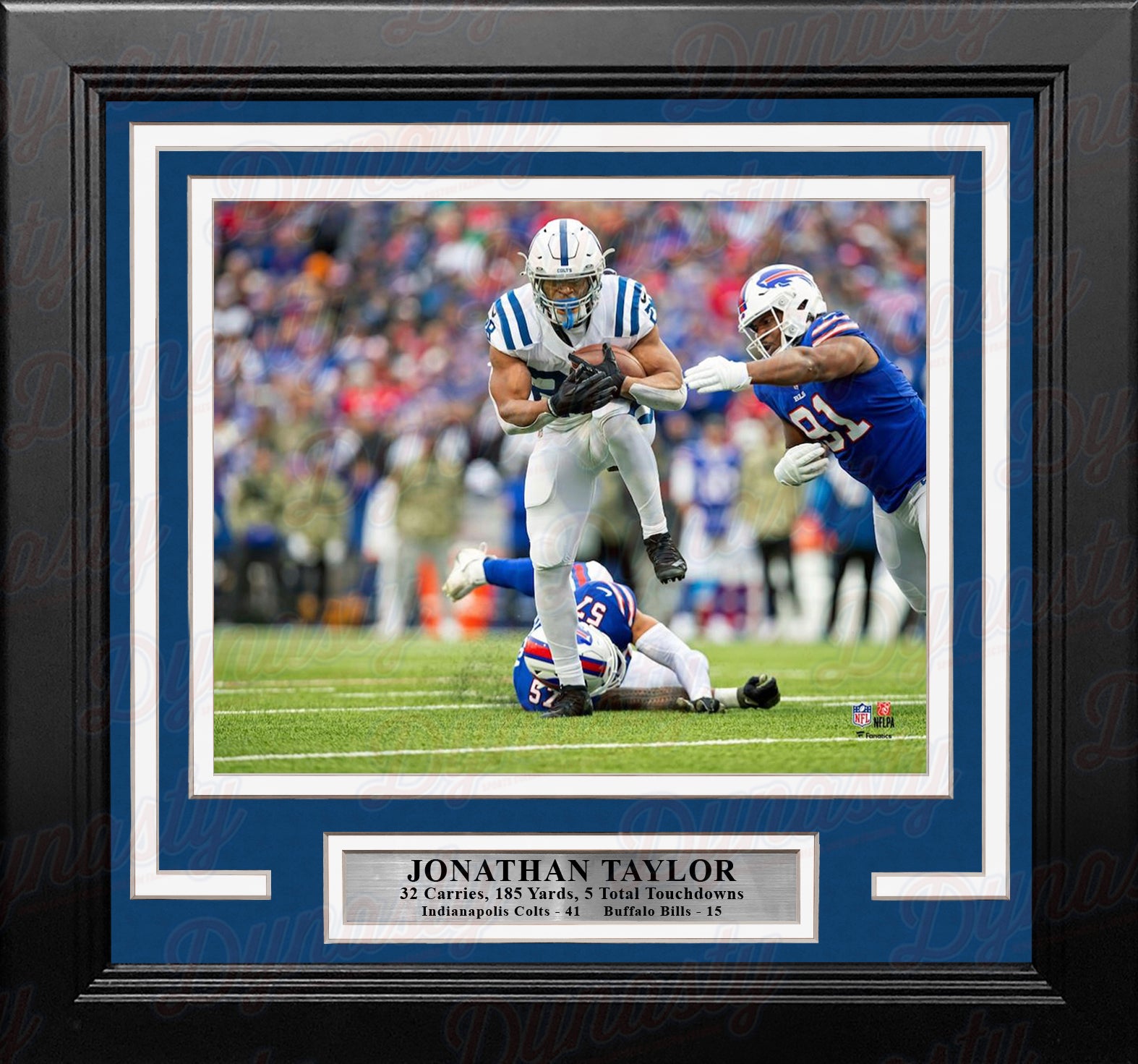 Jonathan Taylor 5 Touchdown Game Indianapolis Colts 8 x 10 Framed  Football Photo - Dynasty Sports & Framing