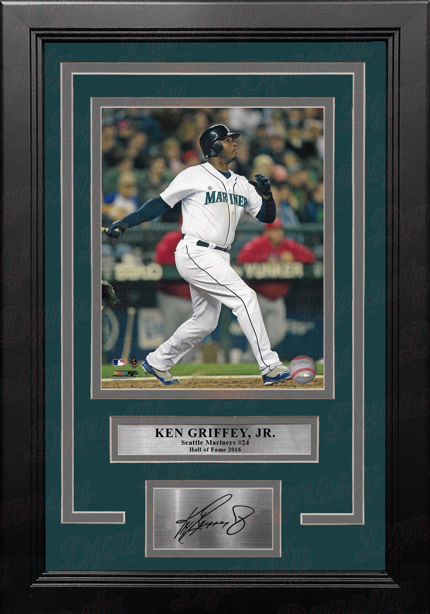 Ken Griffey Jr. Swing Seattle Mariners 8 x 10 Framed Baseball Photo with  Engraved Autograph