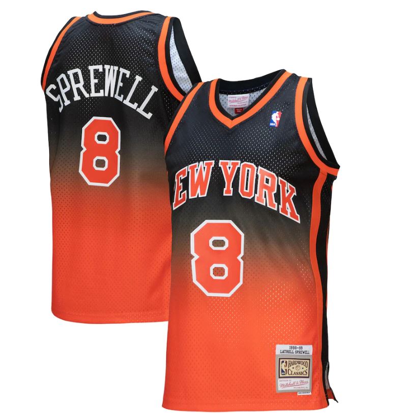 Authentic Latrell Sprewell New York Knicks 1998-99 Jersey - Shop