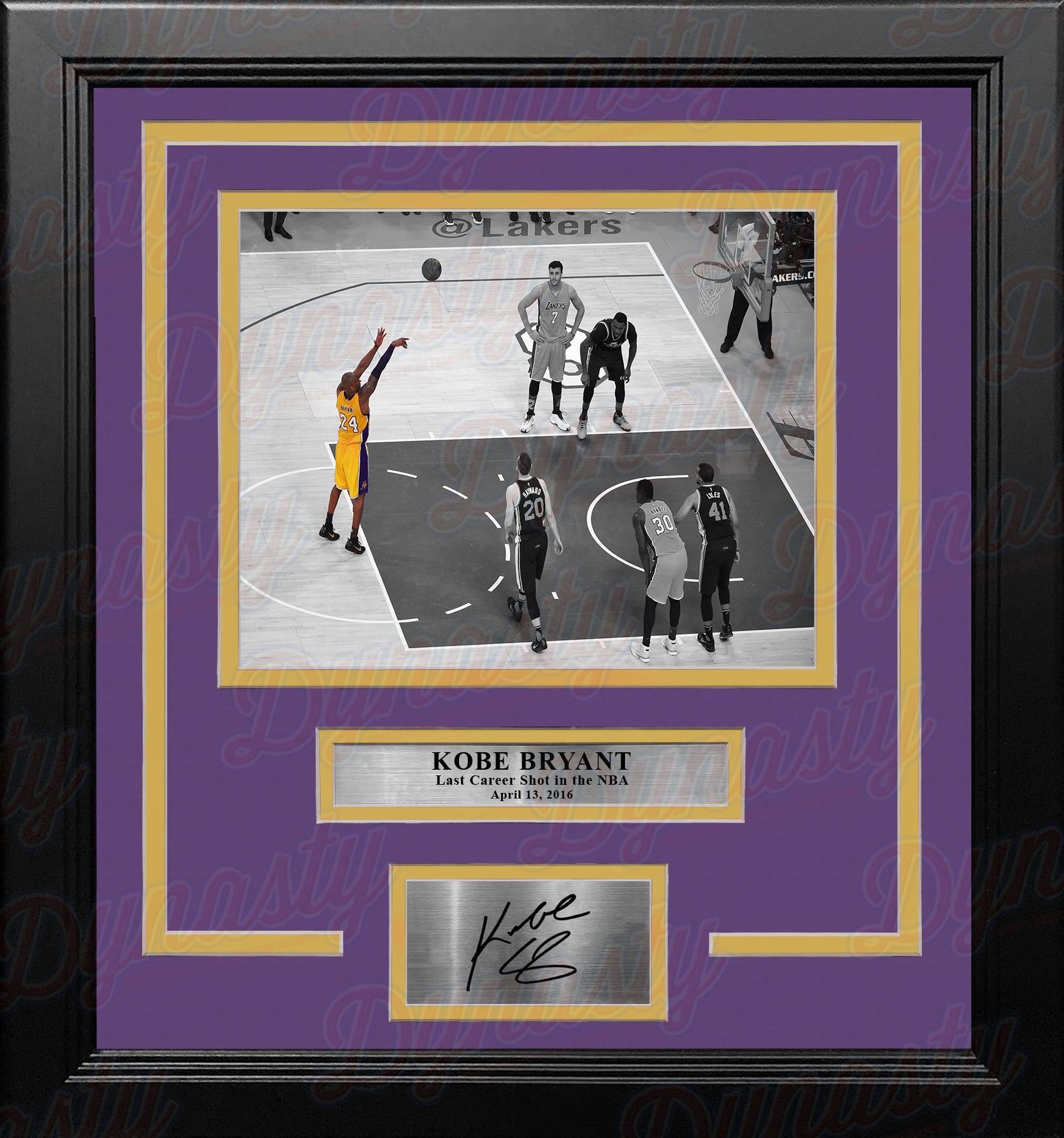 Kobe Bryant Los Angeles Lakers 5-Time NBA Champion 16x20 Photo