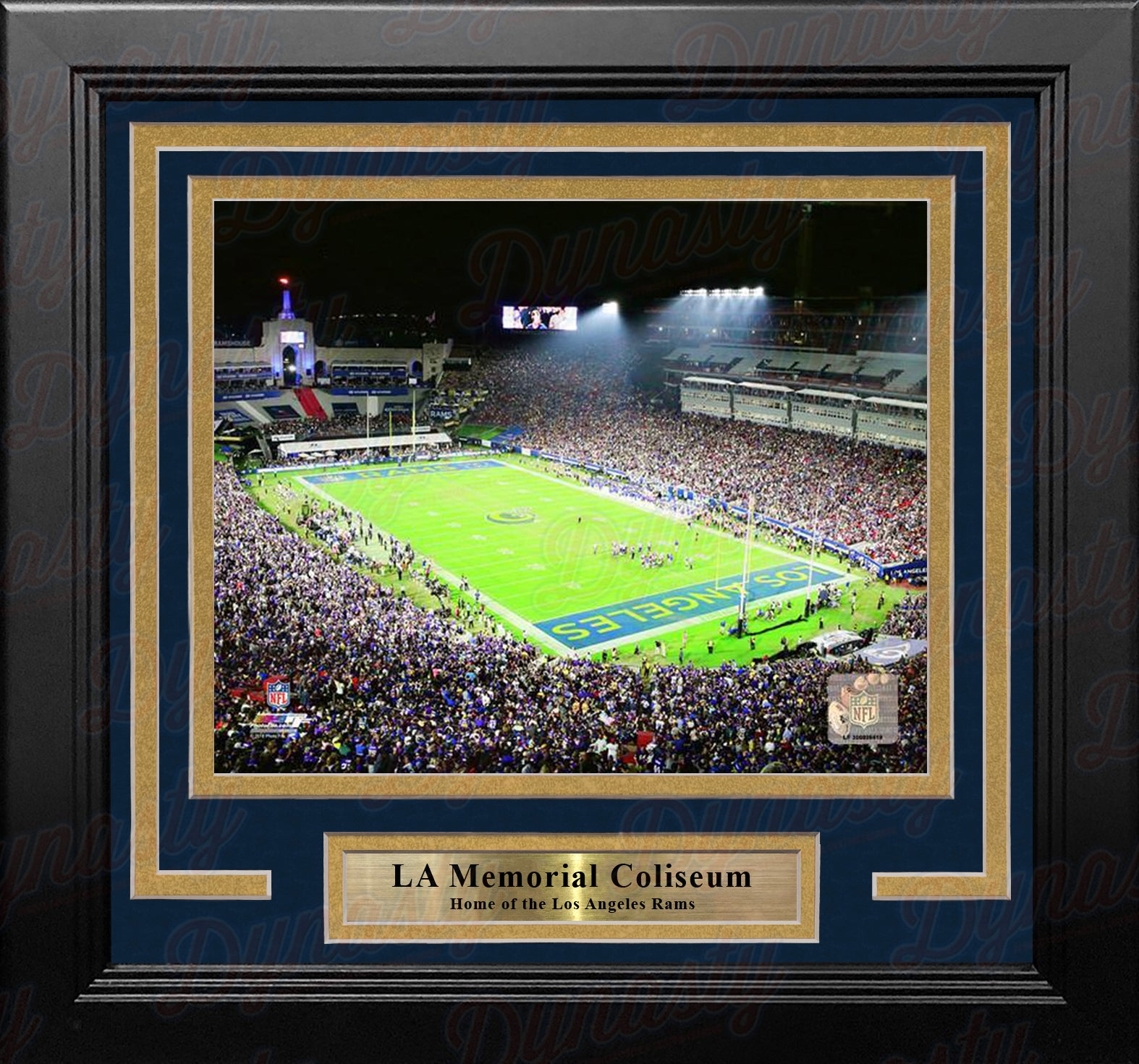 Los Angeles Rams LA Memorial Coliseum NFL Football 8 x 10 Framed and  Matted Stadium Photo