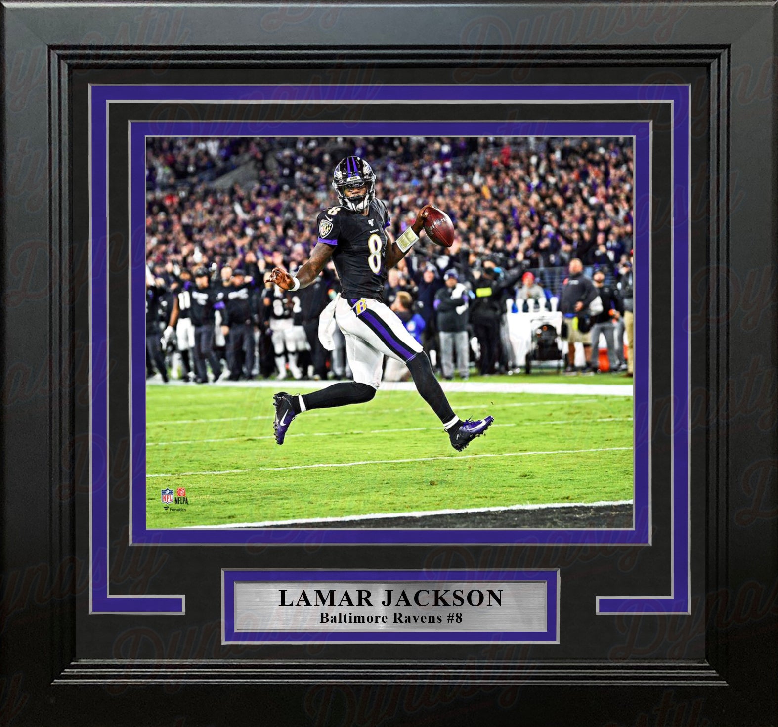 Lamar Jackson High-Stepping Touchdown Baltimore Ravens 8 x 10 Framed  Football Photo - Dynasty Sports & Framing