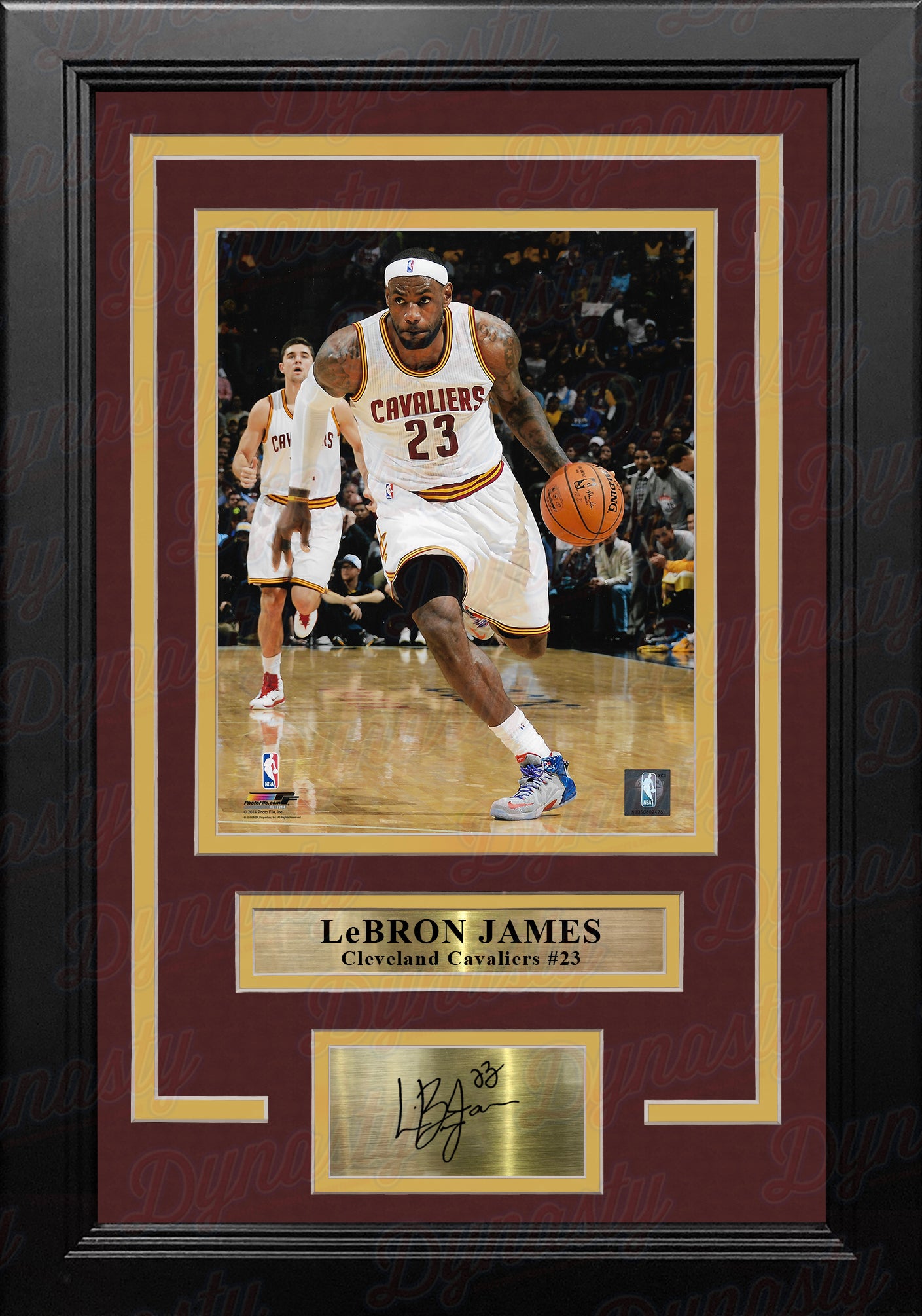LeBron James Cleveland Cavaliers Framed 11 x 14 NBA Finals Game 7  Chasedown Block Moments Spotlight - Facsimile Signature - NBA Player  Plaques and