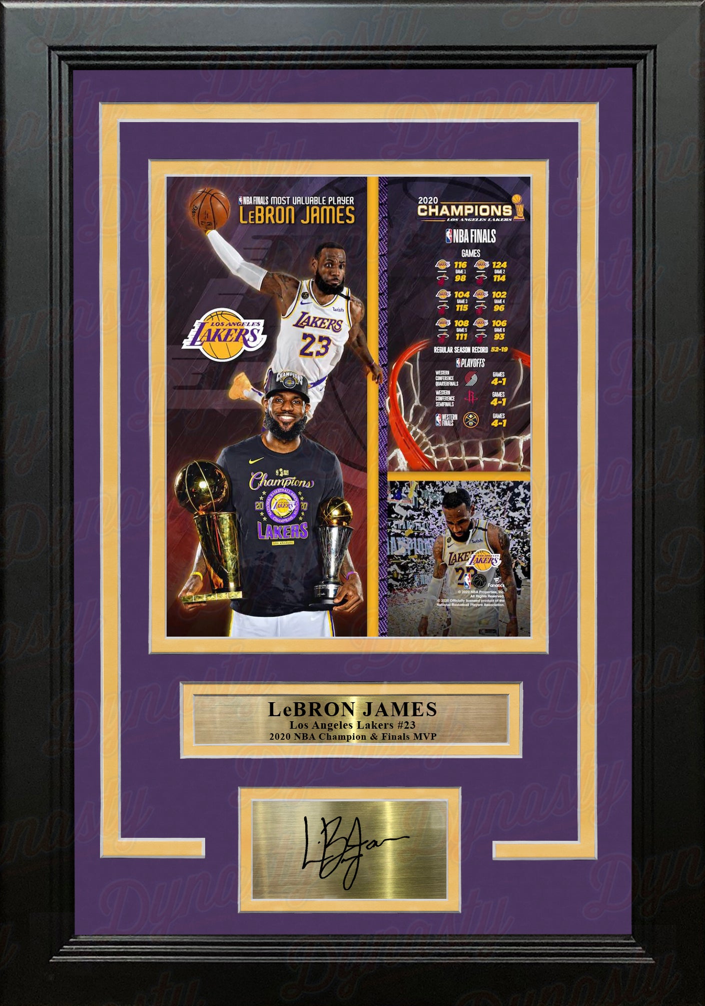 Lebron James Signed Mounted Photo Display Los Angeles Lakers #2 NBA  Autographed Gift Picture Print : : Home & Kitchen