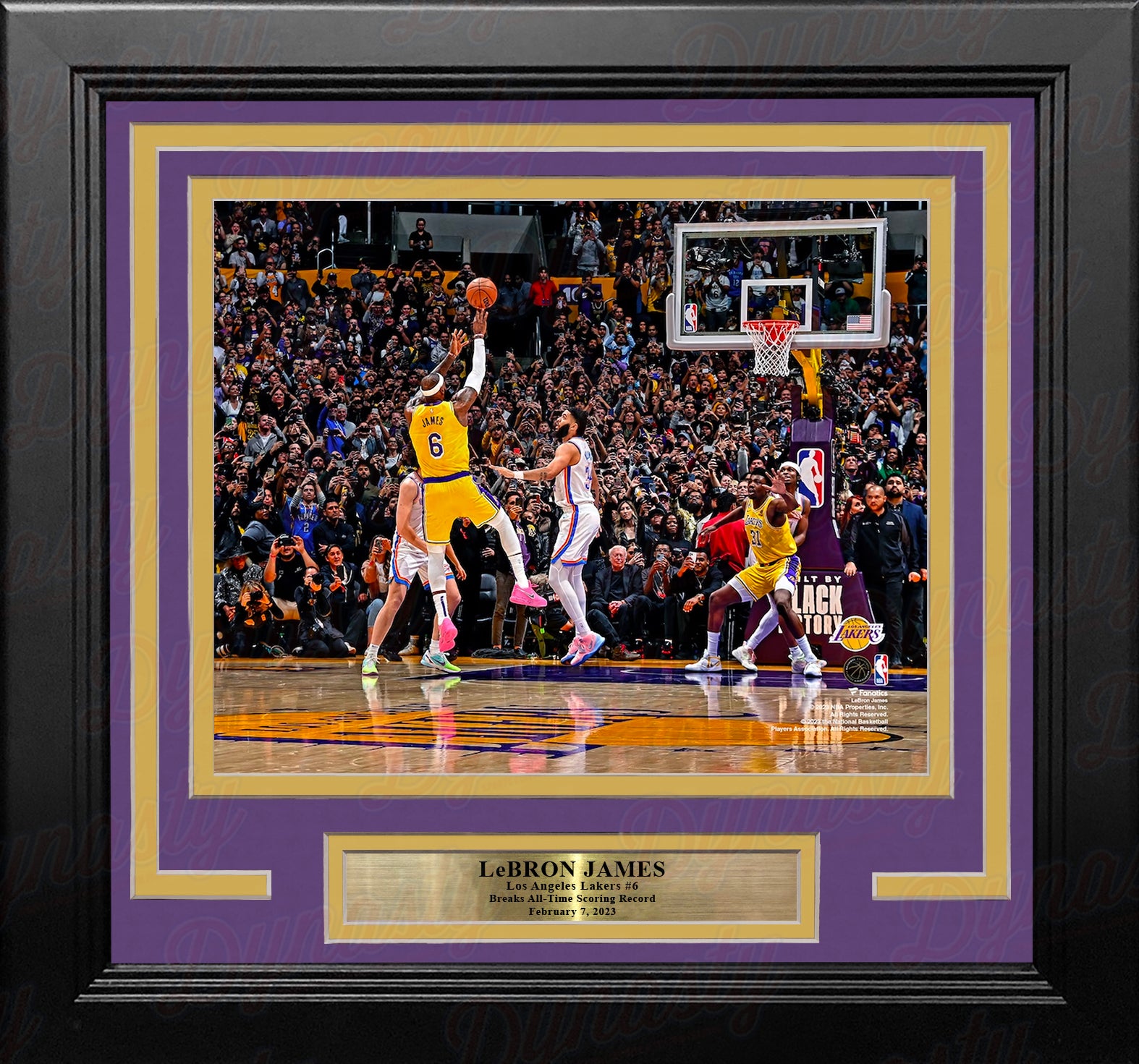 Lebron James LA Lakers Scoring Record NBA Basketball 