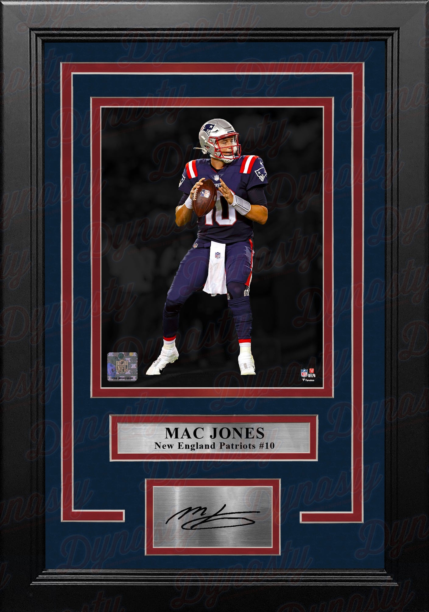Mac Jones New England Patriots Autographed Authentic Camo