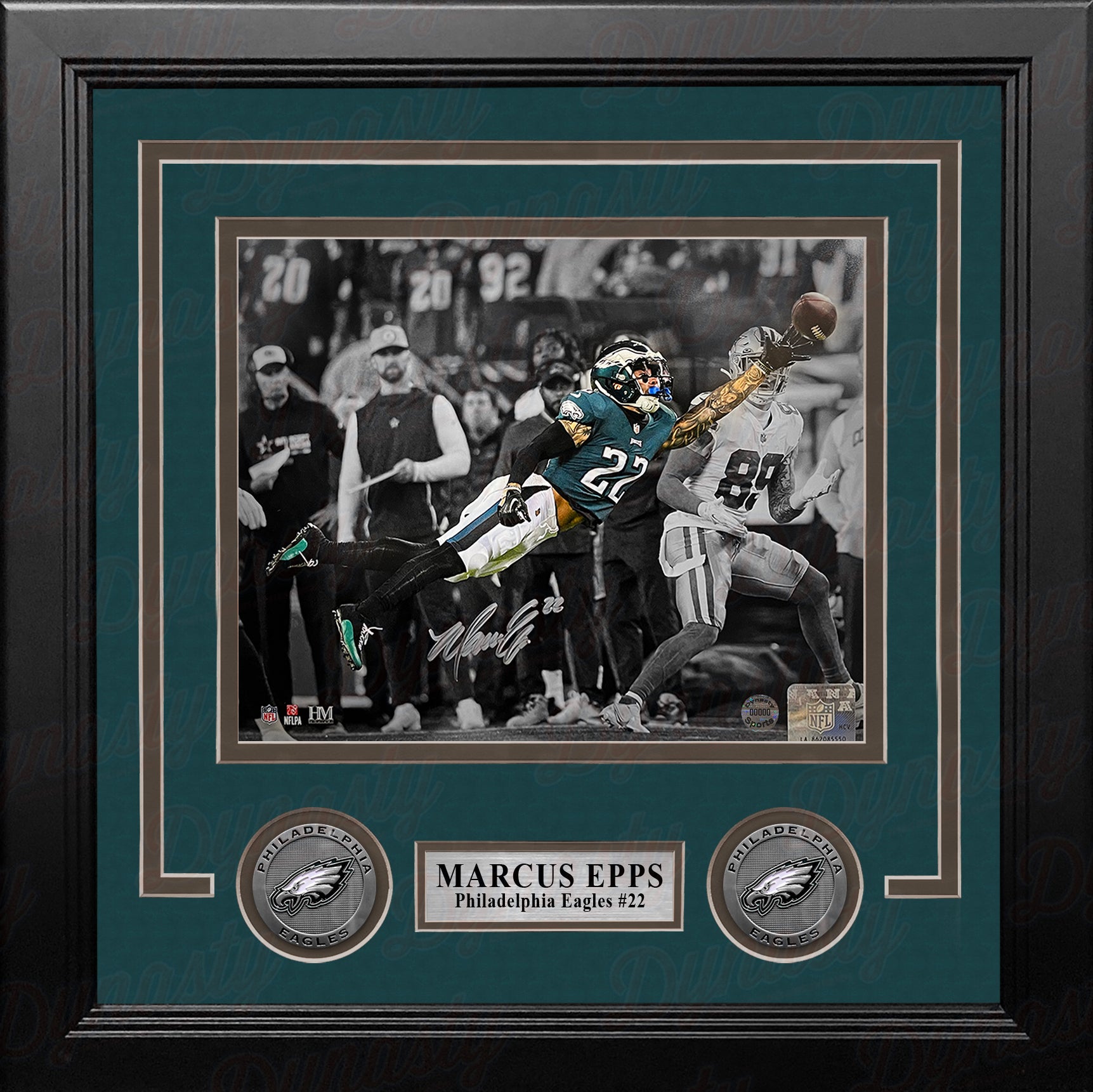 NFL Philadelphia Eagles Fan Creations 4 x 4 Picture Frame Sign