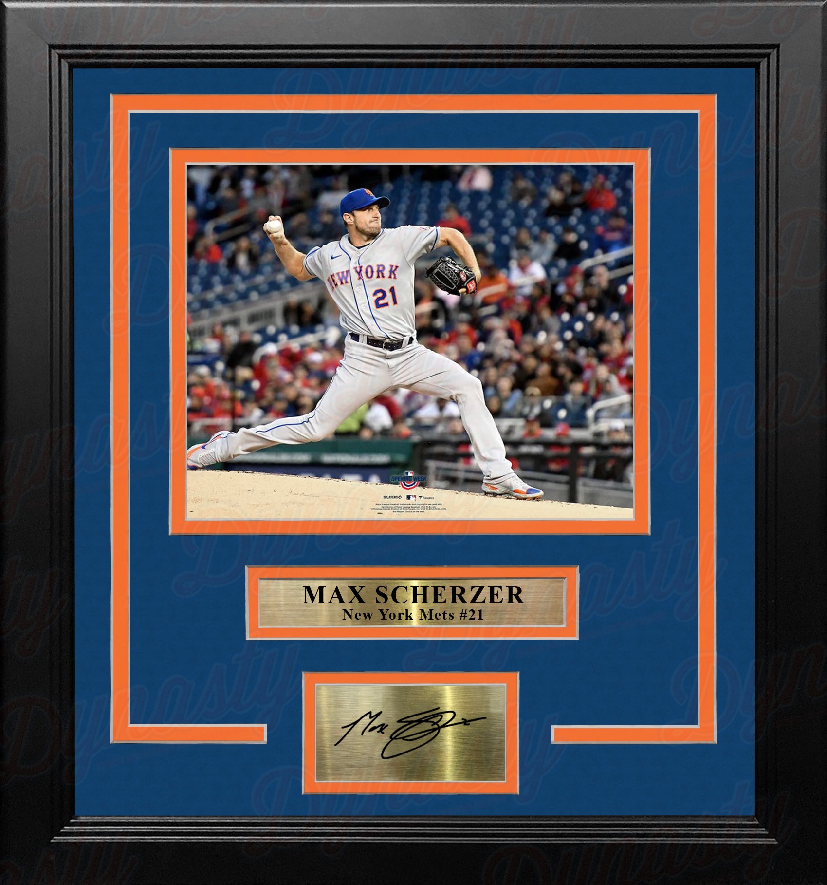 Max Scherzer New York Mets Framed 15 x 17 Impact Player