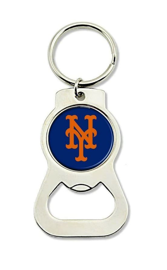 New York Mets Logo Bottle Opener Keychain