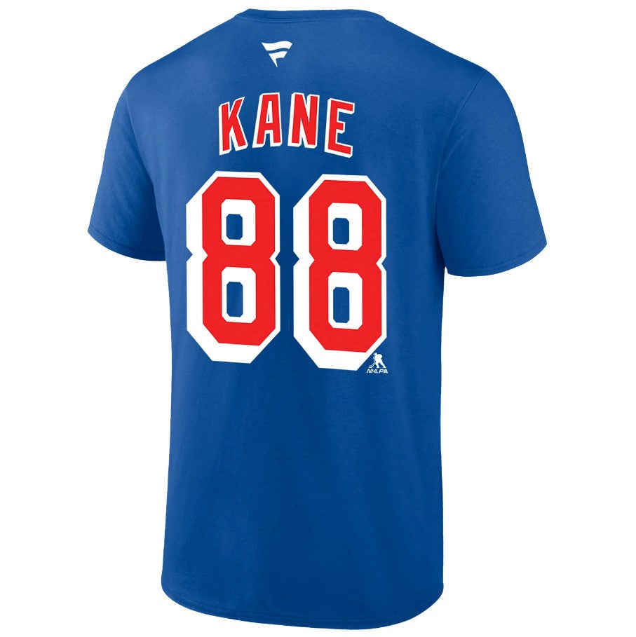 Men's Fanatics Branded Patrick Kane Red Chicago Blackhawks Team Authentic Stack Name & Number T-Shirt