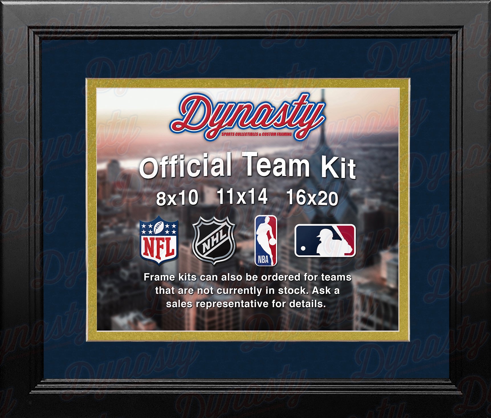 MLB Baseball Photo Picture Frame Kit - San Diego Padres (Navy Matting, Gold  Trim)